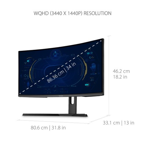 מסך מחשב Viewsonic VX3418-2KPC