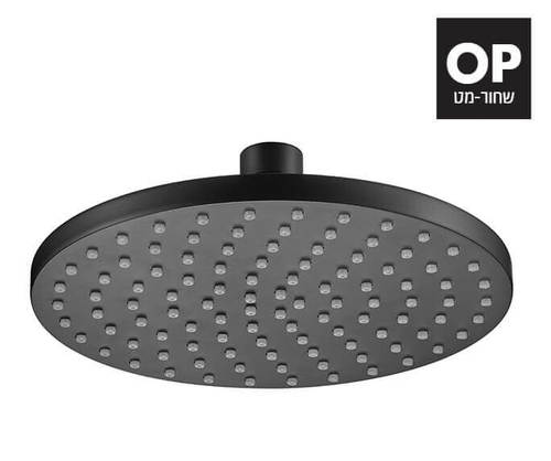 ראש מקלחת 801814OP שחור מט חמת 