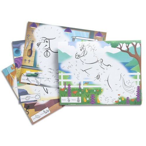 חוברת חבר את הנקודות - חיות מחמד