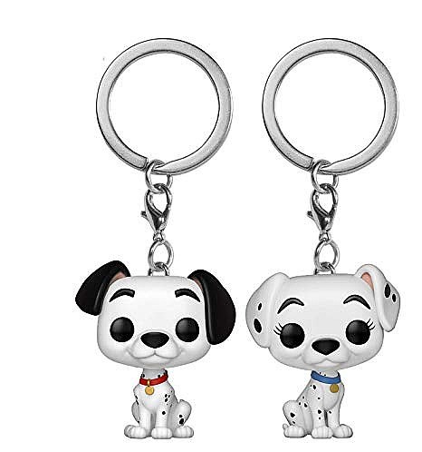 זוג מחזיקי מפתחות -POP tow Keychains: Pongo and Perdita 