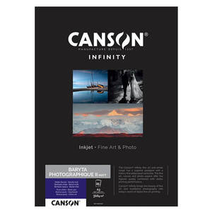 נייר הדפסה Canson Infinity Baryta Photographique II Matt A3