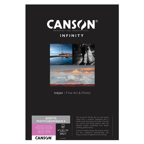 נייר הדפסה +Canson Infinity Rag Photographique II Satin A3 