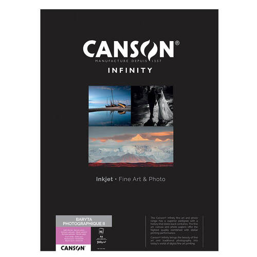 נייר הדפסה Canson Infinity Rag Photographique II Satin A2 
