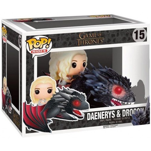 בובת פופ 7 אינץ': POP Game of Thrones - Drogon & Daenerys