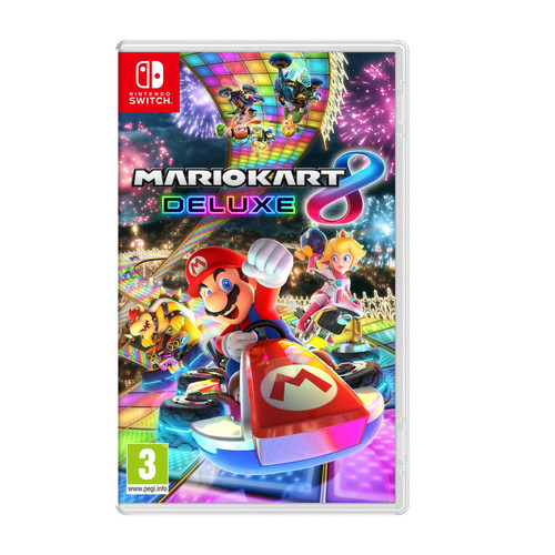 Nintendo Switch V2 Neon mario Kart 8 Deluxe Bundle 