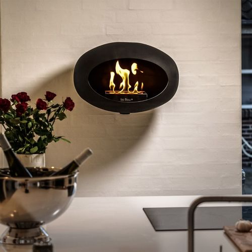 קמין קיר Wall Black le feu - משלוח חינם!