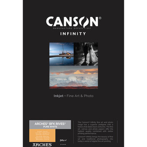 נייר הדפסה Canson Infinity BFK Rives Pure White A4