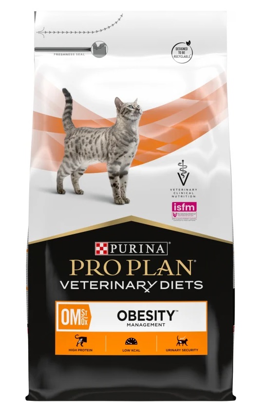 פרו פלאן מזון לחתולים ייעודי (רפואי) 5 ק"ג OM לטיפול בהשמנת יתר