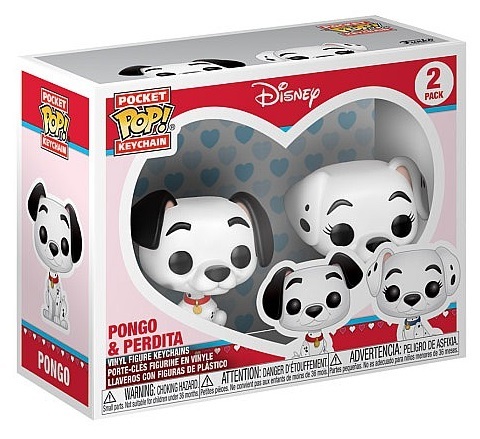 זוג מחזיקי מפתחות -POP tow Keychains: Pongo and Perdita 