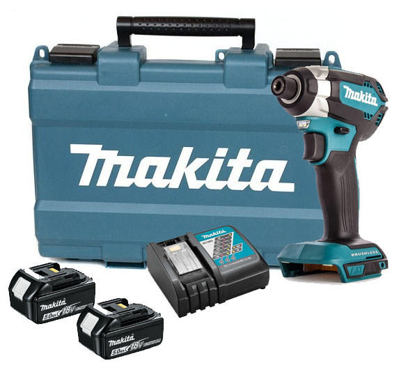 מברגת אימפקט 18V + שתי סוללות 5.0AH