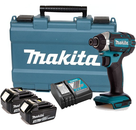 מברגת אימפקט 18V + שתי סוללות 3.0AH