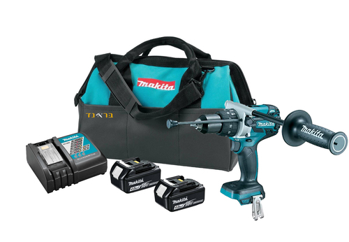 מברגה/מקדחה רוטטת 18V + שתי סוללות 4.0AH