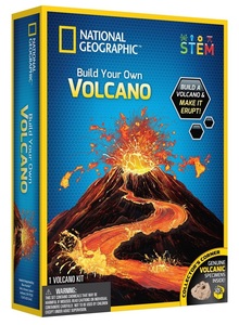 ערכת מדע לילדים: בונים הר געש מתפרץ