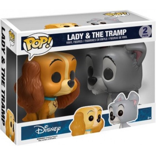 זוג בובות פופ: Lady & The Tramp - היפה והיחפן