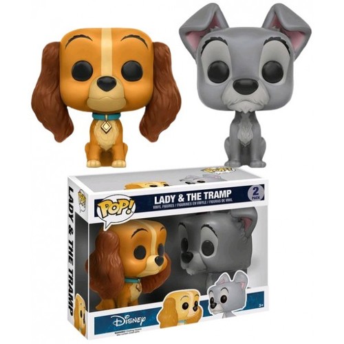 זוג בובות פופ: Lady & The Tramp - היפה והיחפן