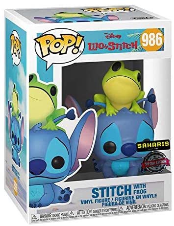 בובת פופ: Stitch With Frog - סטיץ' וצפרדע