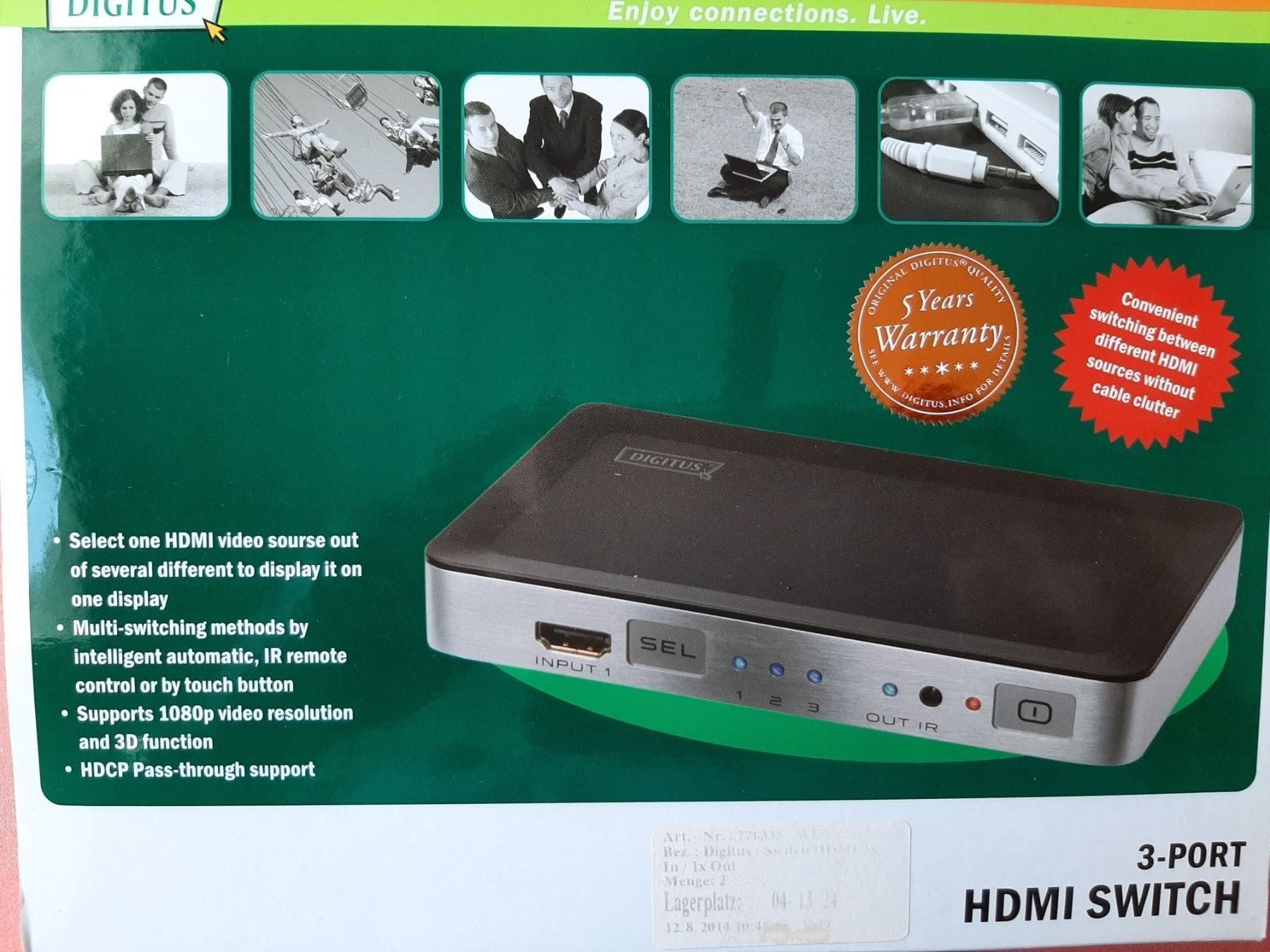 hdmi switch digitus 3port