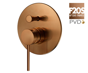 כיסוי חיצוני 305788F20S נחושת מוברש 4 דרך PVD סדרת ICE חמת