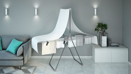 מתקן ייבוש כביסה עם תלייה עליונה TITANO drying rack