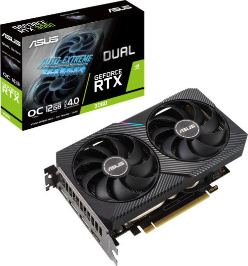 כרטיס מסך ASUS Dual RTX 3060 V2 OC 12GB GDDR6 HDMI