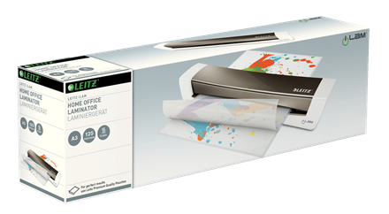 מכשיר למינציה HOME OFFICE iLAM A3 LEITZ אפור