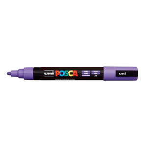 טוש אקרילי פוסקה PC-5M - סגול לילך POSCA