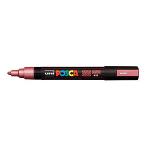 טוש אקרילי פוסקה PC-5M - אדום מטאלי POSCA
