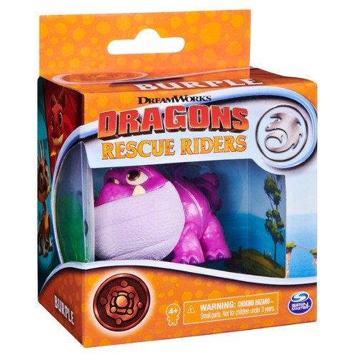 BURPLE - דרקון הצלה מיני מהסדרה Rescue dragons המשך לסרט הדרקון הראשון שלי