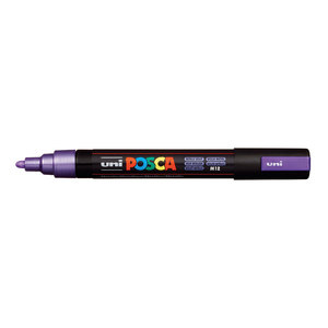 טוש אקרילי פוסקה PC-5M - סגול מטאלי POSCA