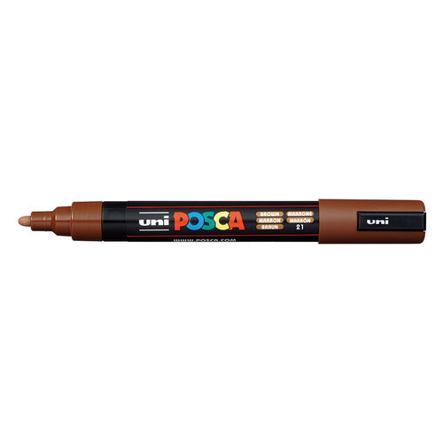 טוש אקרילי פוסקה PC-5M - חום
