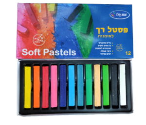פסטל רך לאומנות אומגה - 12 צבעים
