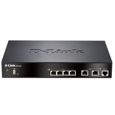 נתב דילינק D-LINK תומך  D-link DSR-500 VPN