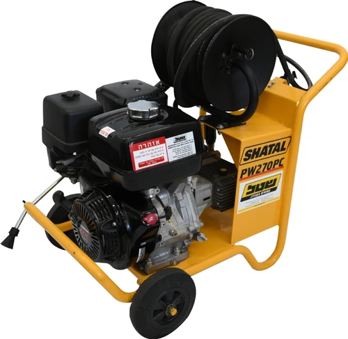 מכונת שטיפה בלחץ מוטורית מקצועית - בנזין PW270HD5 260 Bar