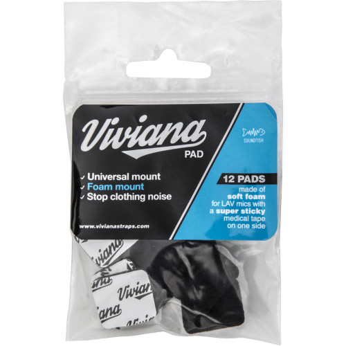 Viviana Straps פד VPB רך למיקרופוני דש / Lavalier של Viviana Straps (30 יחידות)