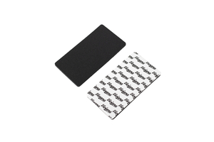 Viviana Straps פד גדול VPB רך למיקרופוני דש / Lavalier (2 יחידות) - שחור