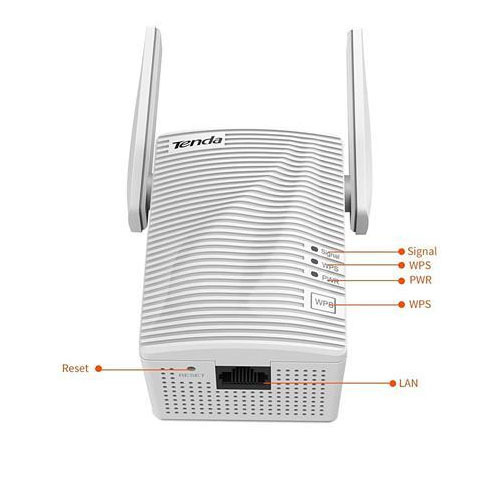 רפיטר מגדיל טווח עם שני אנטנות Tenda A18 Boost AC1200 Dual Band Wi-Fi טנדה