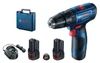 מברגה/מקדחה רוטטת נטענת + 2 סוללות BOSCH GSB 120-LI 2Ah