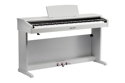 פסנתר חשמלי מקצועי Pearl River V-03 WH בצבע לבן