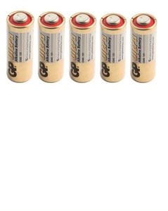 חמש סוללות GP 12V Alkaline Battery 23A