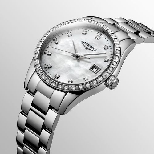 שעון LONGINES קוורץ יוקרתי לאישה (36 ממ)