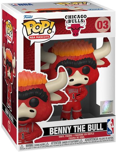 בובת פופ: Chicago Bulls Benny The Bull - בני השור שיקגו בולס