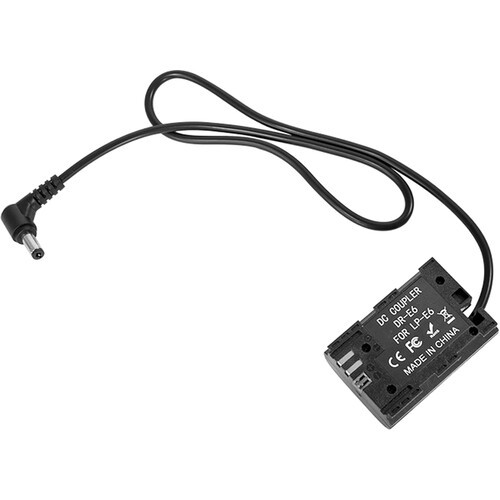 SmallRig DC5521 to LP-E6 Dummy Battery Charging Cable 2919