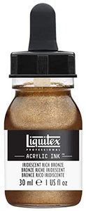 דיו אקריליק RICH BRONZE LIQUITEX