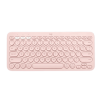 מקלדת Bluetooth בצבע ורוד מבית Logitech דגם K380