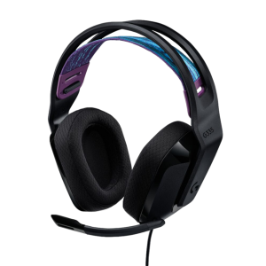 אוזניות גיימינג חוטיות LOGITECH G335 בצבע שחור לוג'יטק