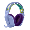 אוזניות גיימינג אלחוטיות LOGITECH G733 LIGHTSPEED RGB HEADSET בצבע סגול