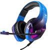 אוזניות ספארקפוקס H1 BLUE עם תאורת RGB מתחלפת