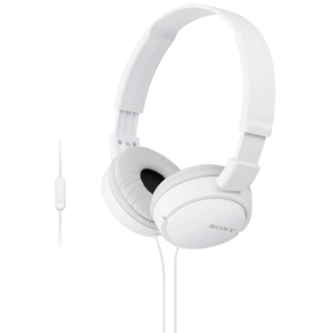 אוזניות מבית SONY דגם MDR ZX110AP בצבע לבן סוני