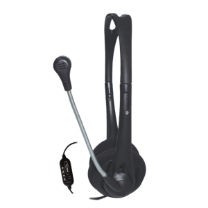 אוזניות חוטיות H/SET HS008 USB מבית SILVER LINE סילבר ליין