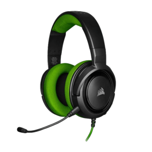 אוזניות גיימינג -CORSAIR HS35 STEREO ירוק קורסייר